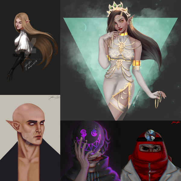 Fantasy OC/Fanart Characters 