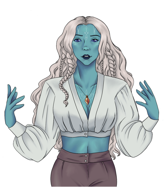 Colored portrait