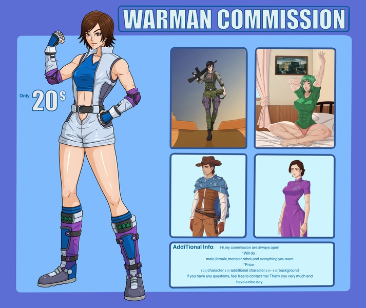 Commission open