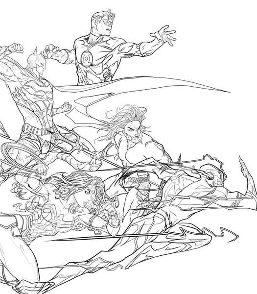 Multiple Characters / Poster Lineart