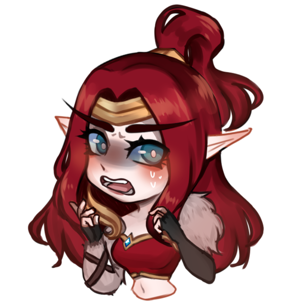 Colored Chibi character | Bust up