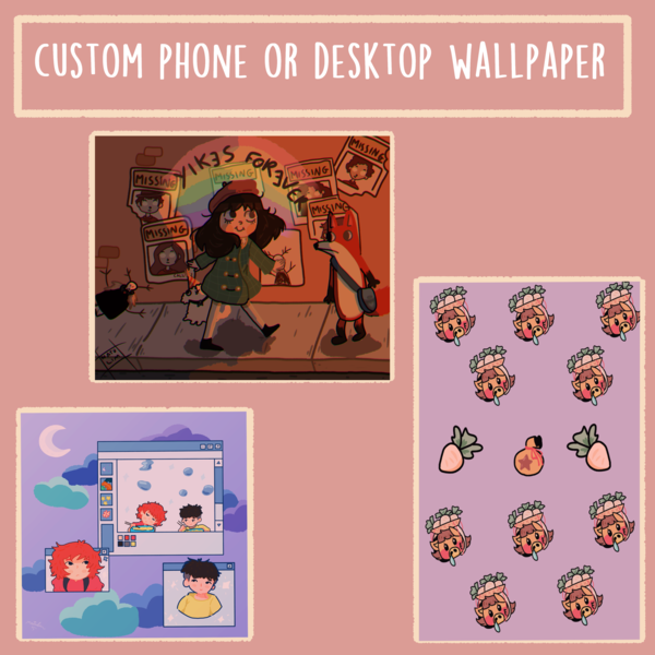 2 custom wallpaper for phone or desktop