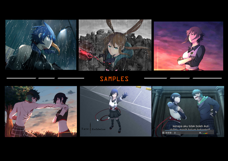 anime screenshot-like illustrations