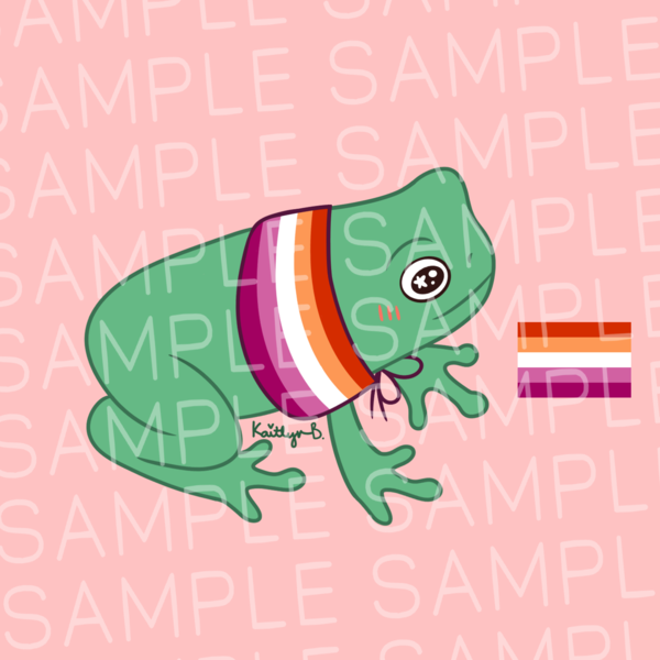 LGBTQ+ Frog Phone Wallpaper