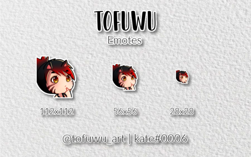 5 for $50 | Twitch/Discord Chibi Emotes