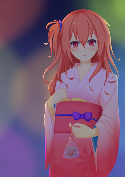 Waist-up anime fanart