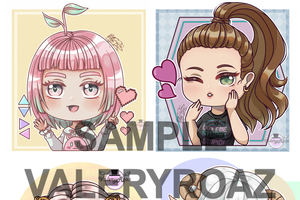 bust chibi full color slot commission