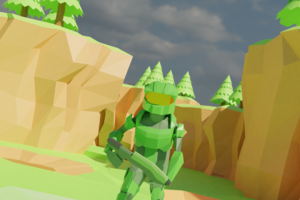 3D Low-Poly Illustrations