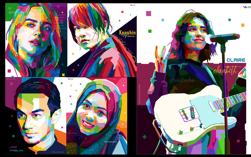 Cool And Colourful WPAP Pop Art