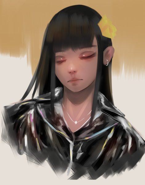 Colored Bust Painting