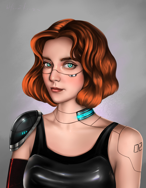 Cyberpunk portrait