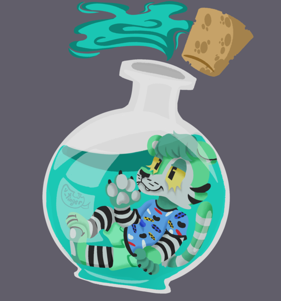 Lineless Potion YCH