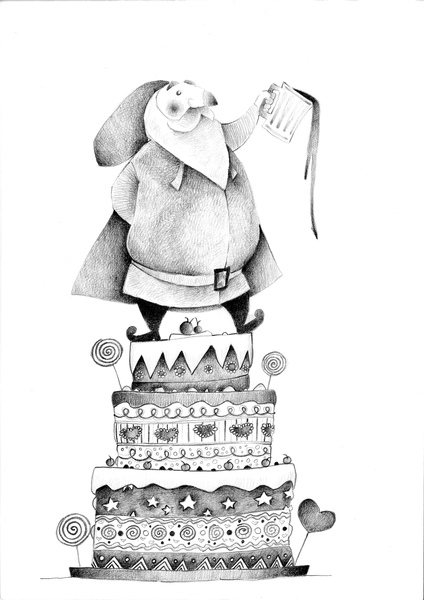 Traditional children's book illustration