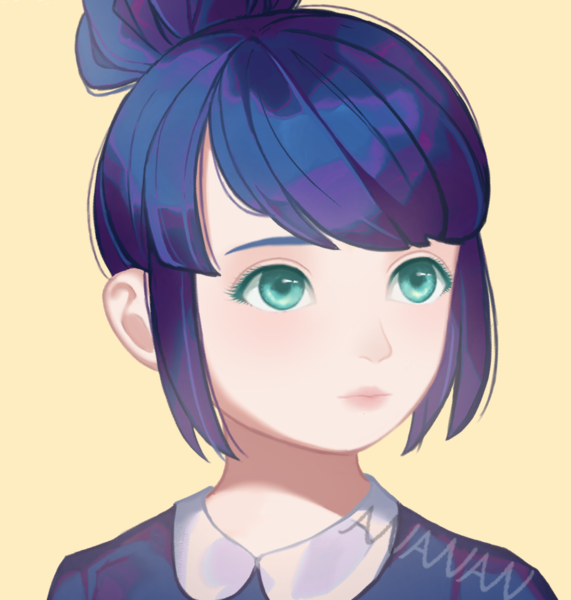 Colored Headshot