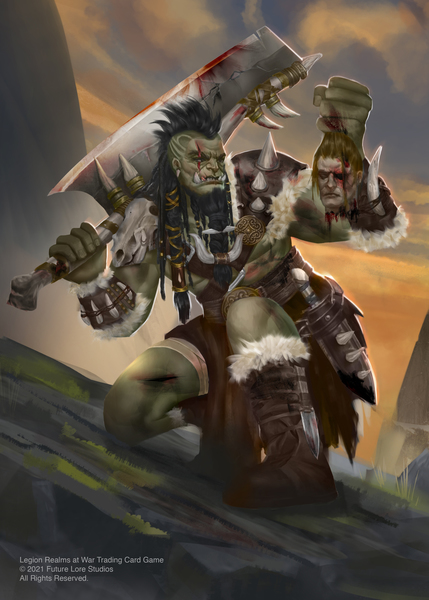 monster/orc character illustration