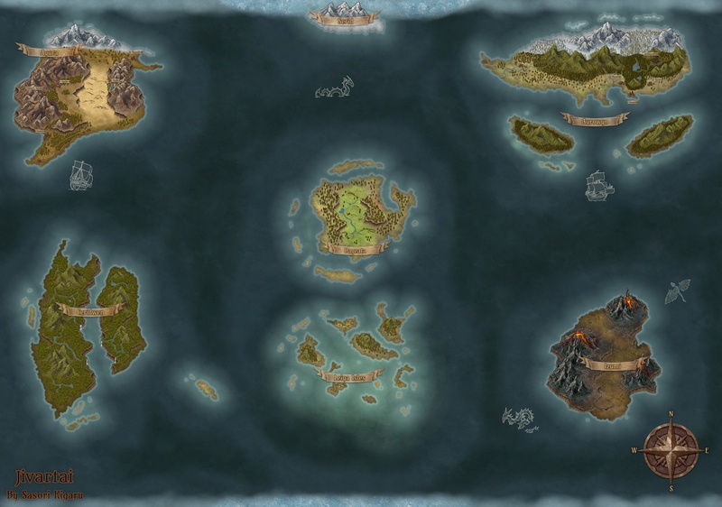 Full fantasy world map
