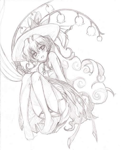 Detailed anime style pencil sketch - Artists&Clients