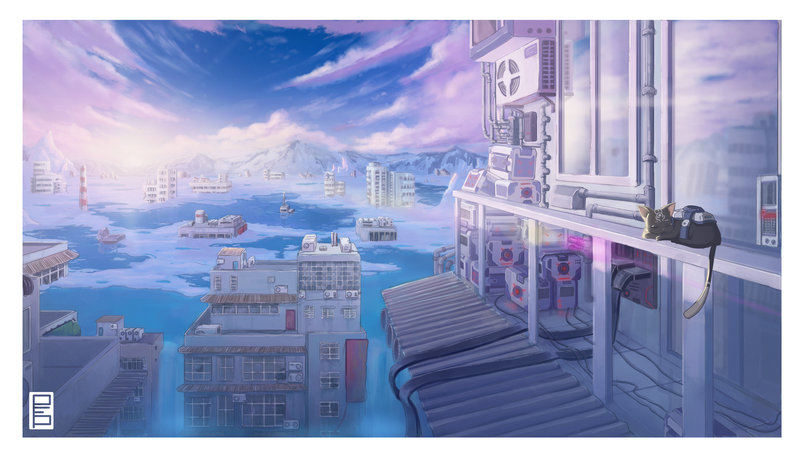Scenery and background Illustrations