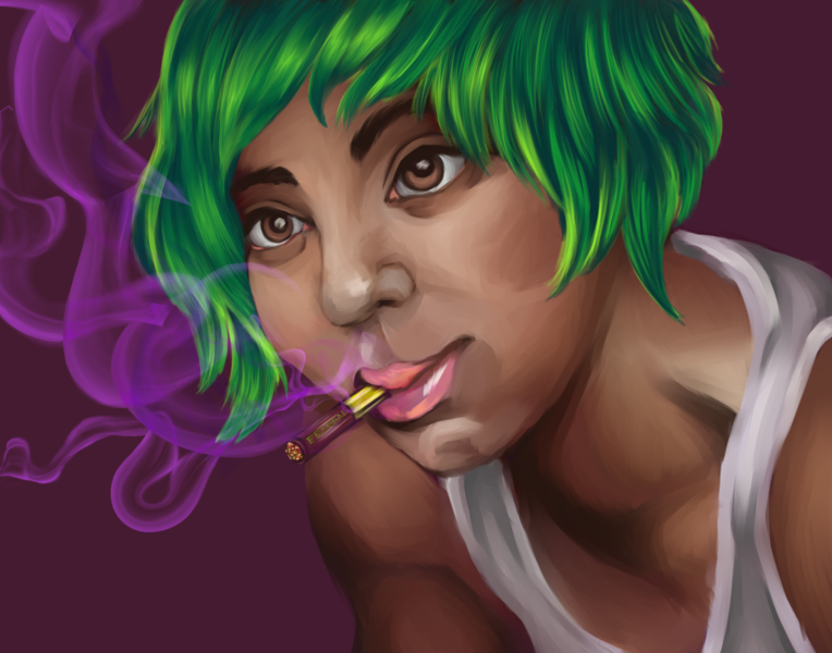Colored Realistic Portrait or Headshot