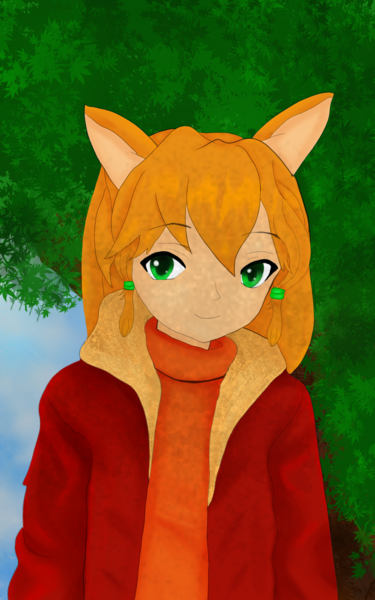 Colored Headshot with simple background