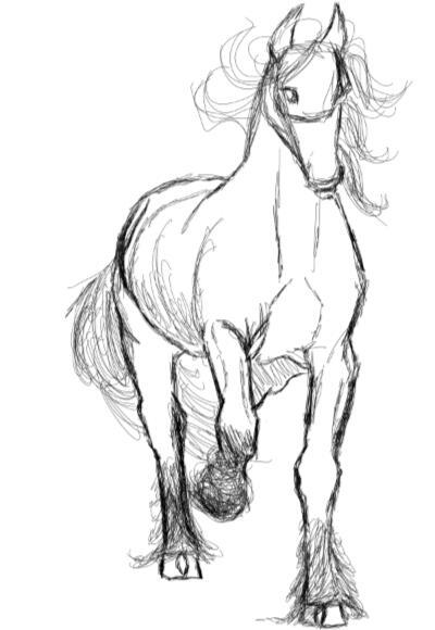Fast Digital Sketch - Horse/MLP/Deer