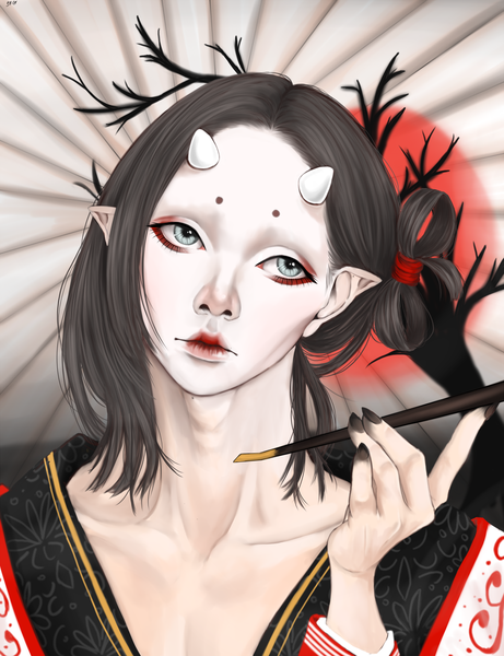 Geisha transsexual devil