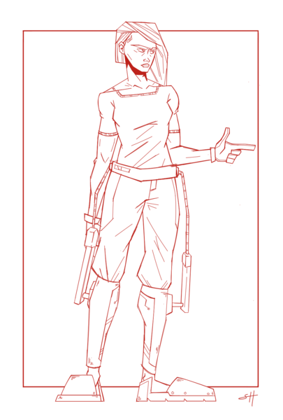 Full body lineart