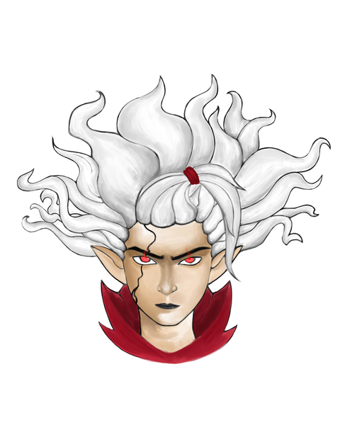 colored character headshot