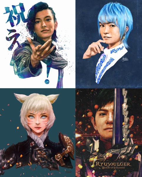 Bust-up/Portrait Colored Character Art