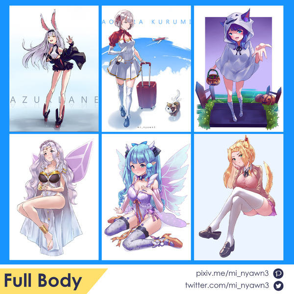 Full Body Anime Style Illustration
