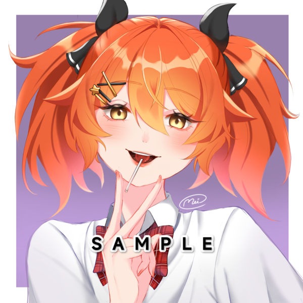 Colored sketch Bust Up