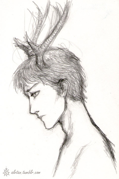 Pencil Sketch Headshot (white BG)
