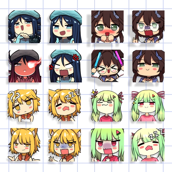 Custom Chibi Emotes