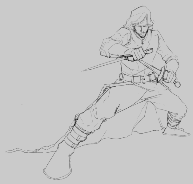 RPG character sketch