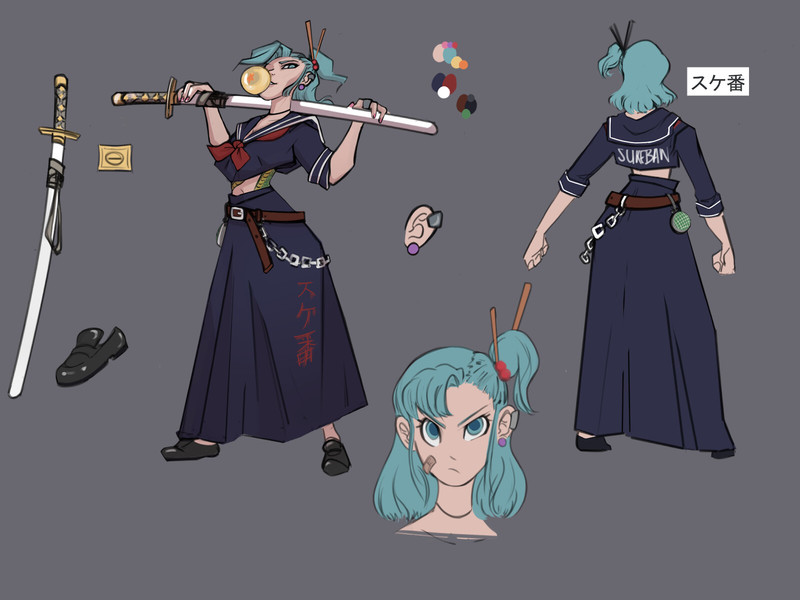 Character Reference sheet Turn around