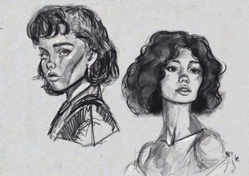 Sketch Portrait Pencil Concept