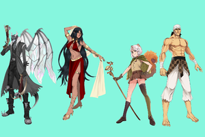 COLORED FULL BODY ANIME STYLE ARMORED!