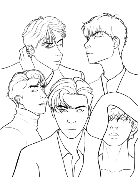 Character lineart
