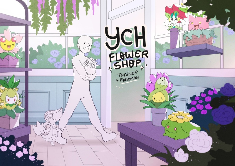 YCH Flower Shop Pokemon