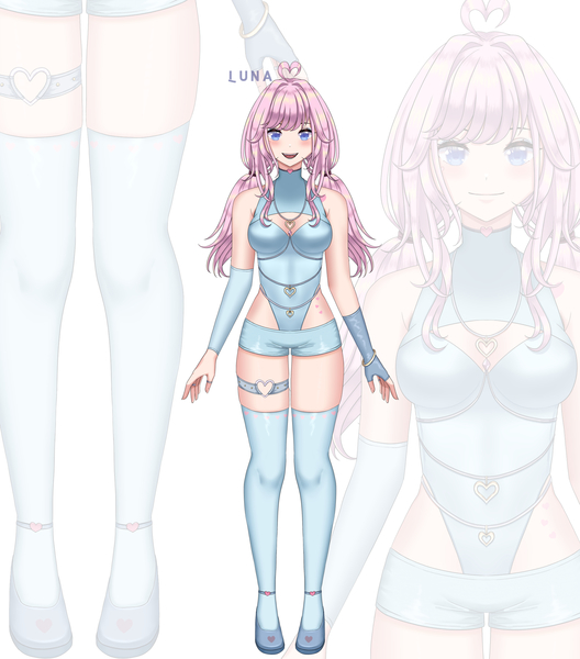 Half Body Vtuber Model