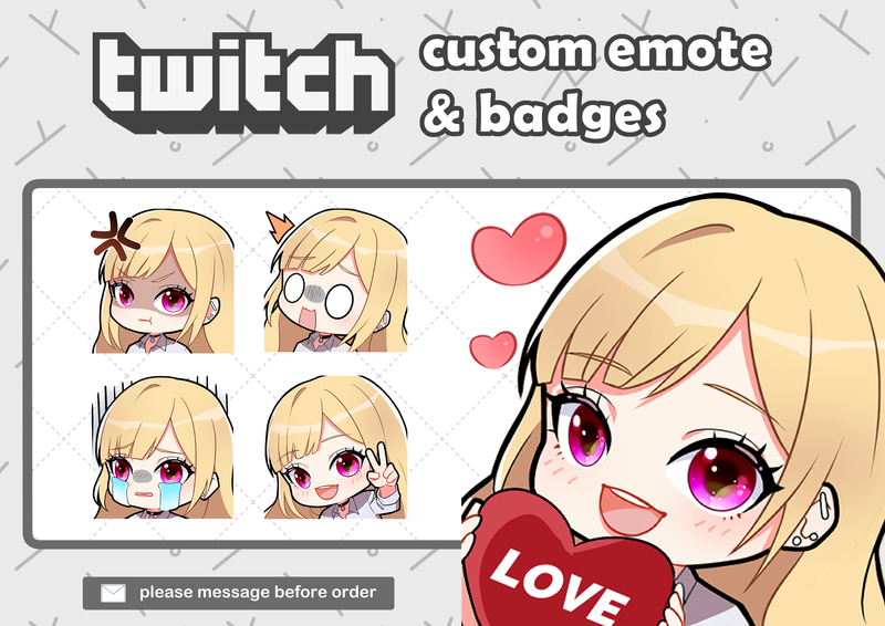 Free Anime Twitch Emote Template  Templatenet