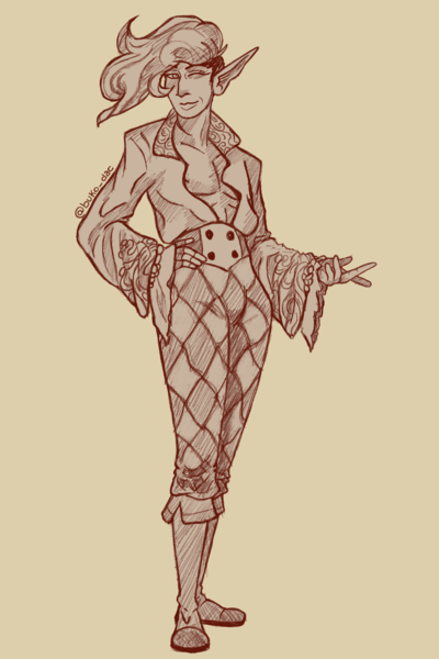 Commissions fullbody sketch