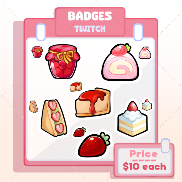 Badges for twitch recolored and unique