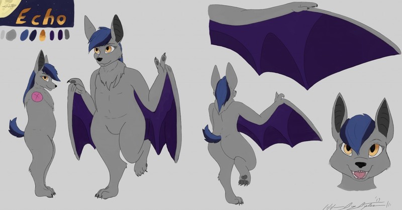 furry/anthro ref sheet/character design