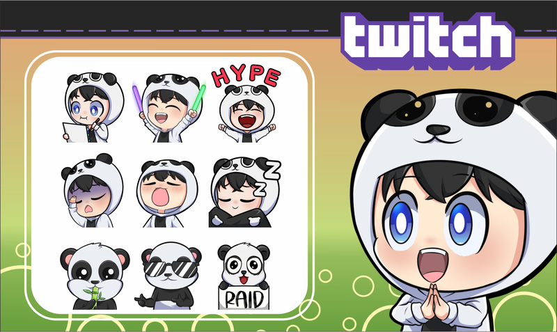 Cute Emote for Twitch,Youtube,etc