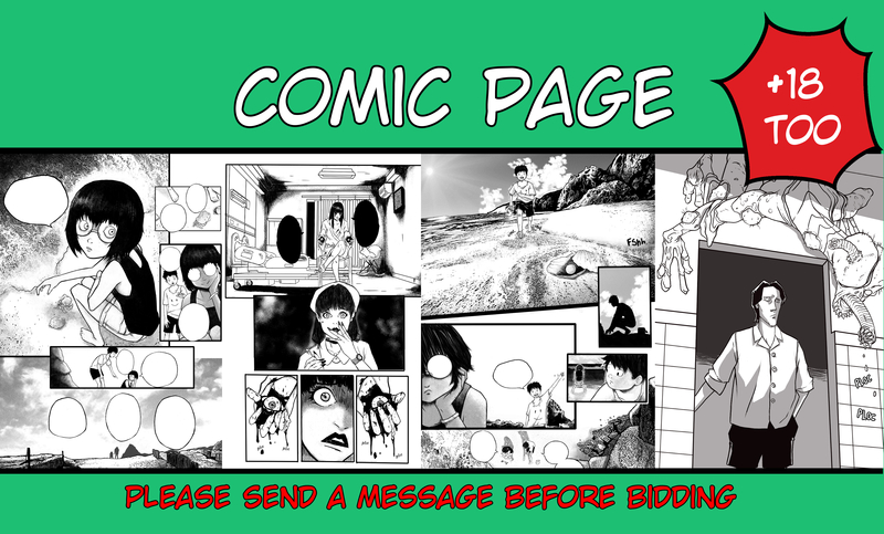 I will make your comic or manga page