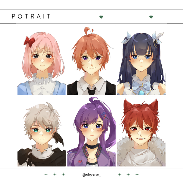 potrait anime