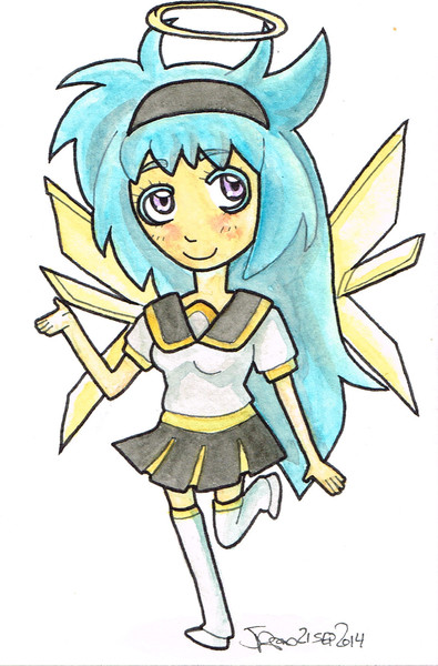 Watercolor chibi