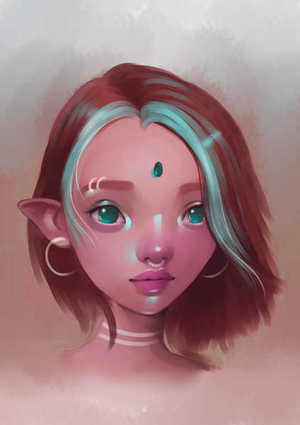 Painted Portrait