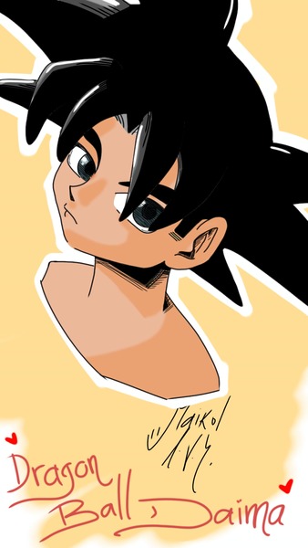 colored sketch head